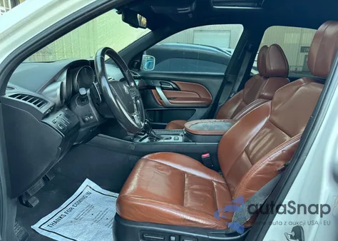 2012 Acura Mdx Advance z USA, uszkodzony, nr VIN 2HNYD2H65CH536450